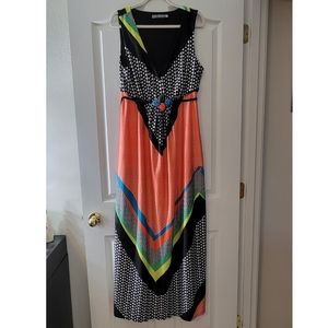 Sleeveless Embellished Maxi Dress